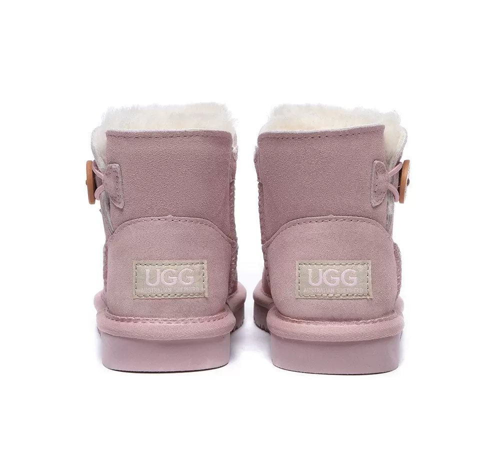 UGG Australian Shepherd Ugg Boots Nolan Kids Mini Button