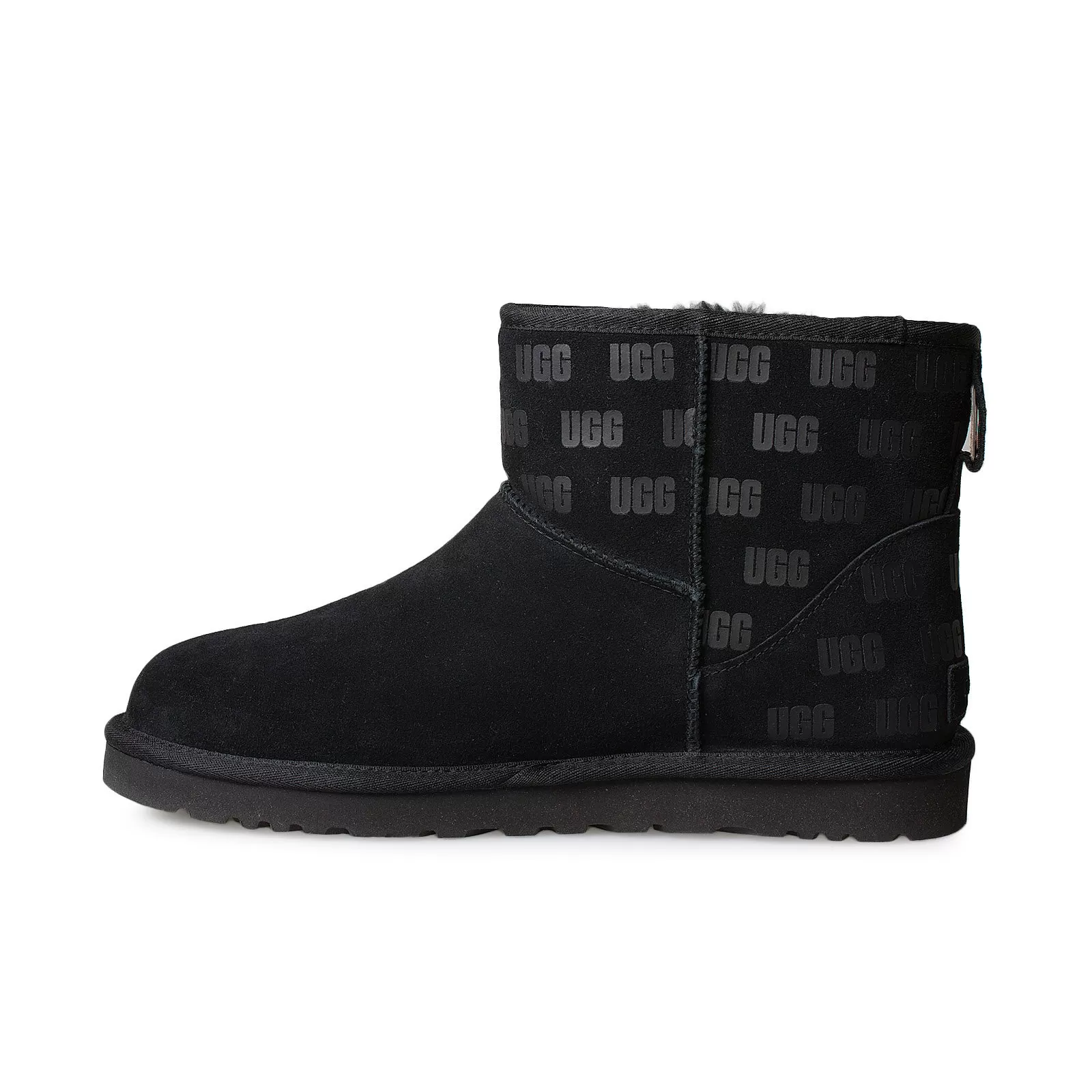 UGG Classic Mini II UGG Print Black Boots - Men's