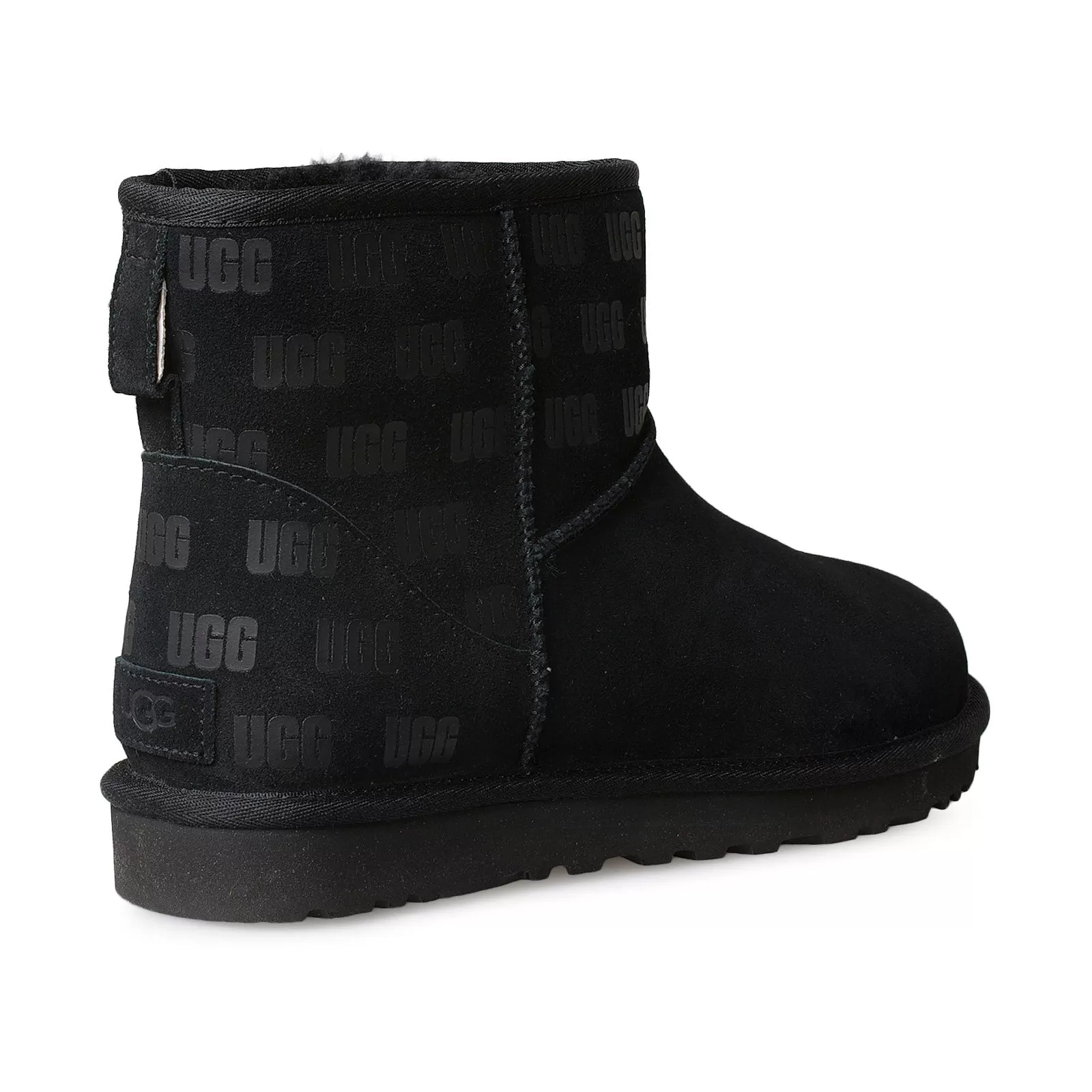 UGG Classic Mini II UGG Print Black Boots - Women's