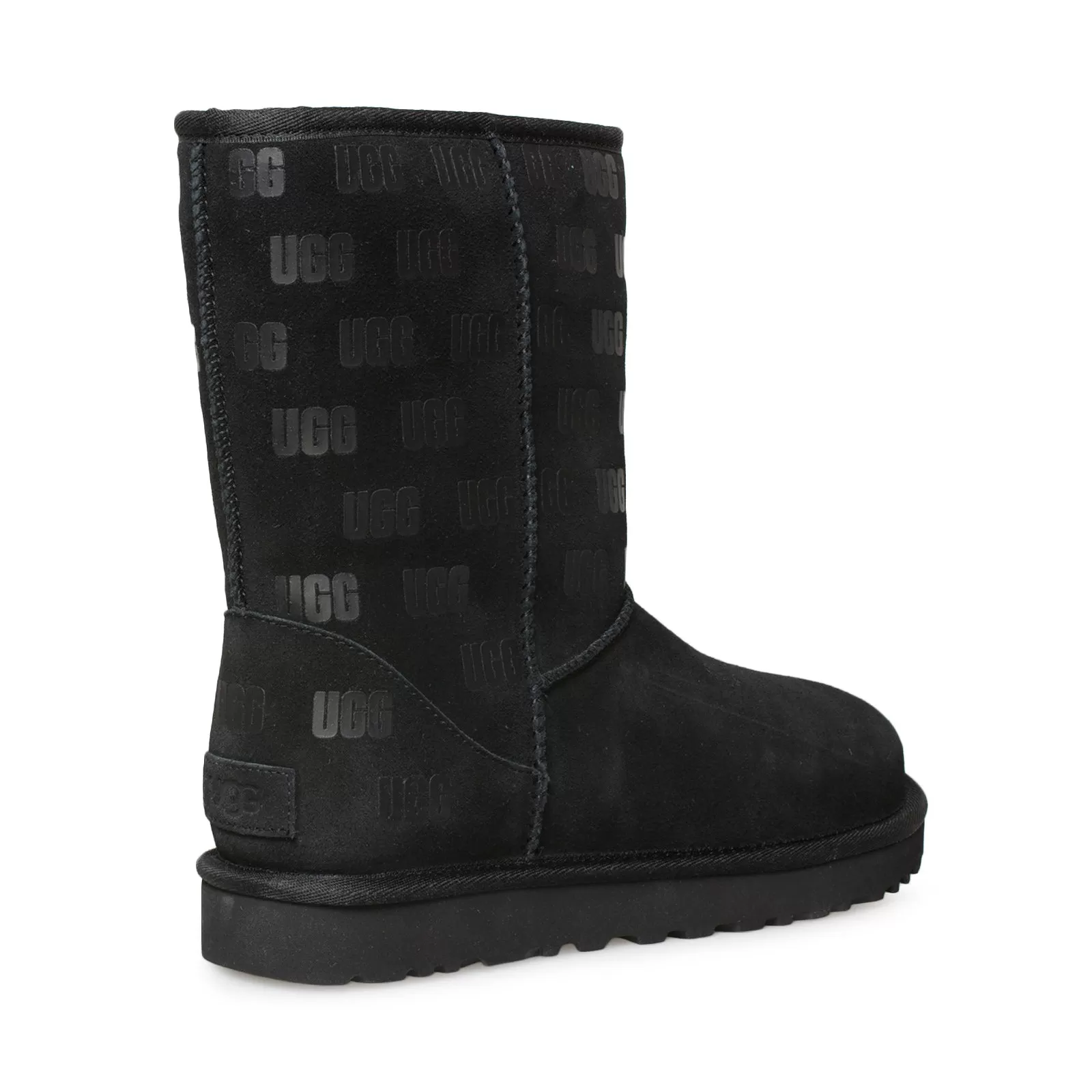 UGG Classic Short II UGG Print Black Boots - Women's