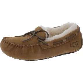 Ugg Girls Little Kid Suede Moccasin Slippers