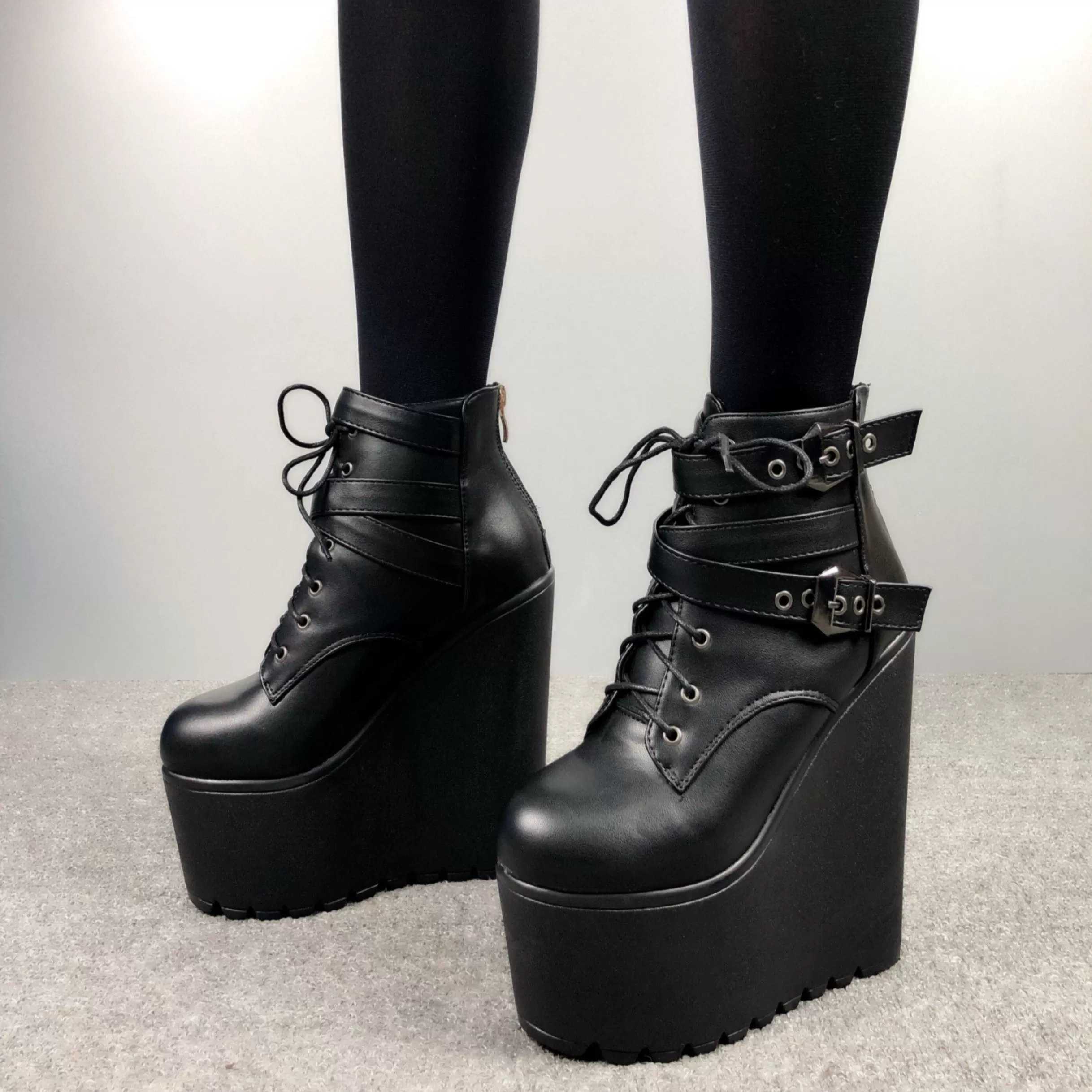 Ultimate Goth Wedges