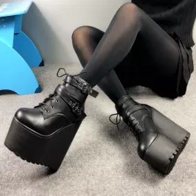 Ultimate Goth Wedges