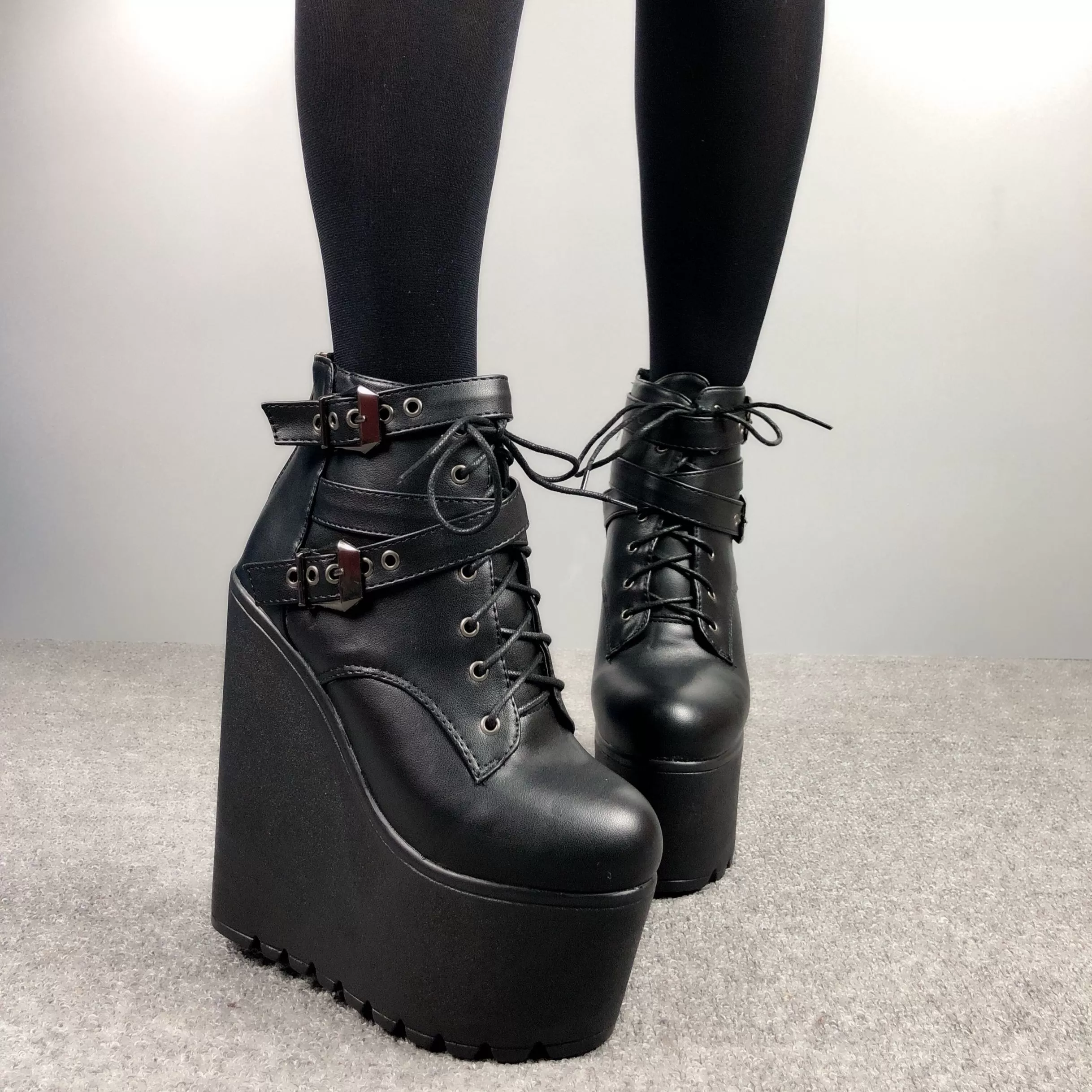 Ultimate Goth Wedges