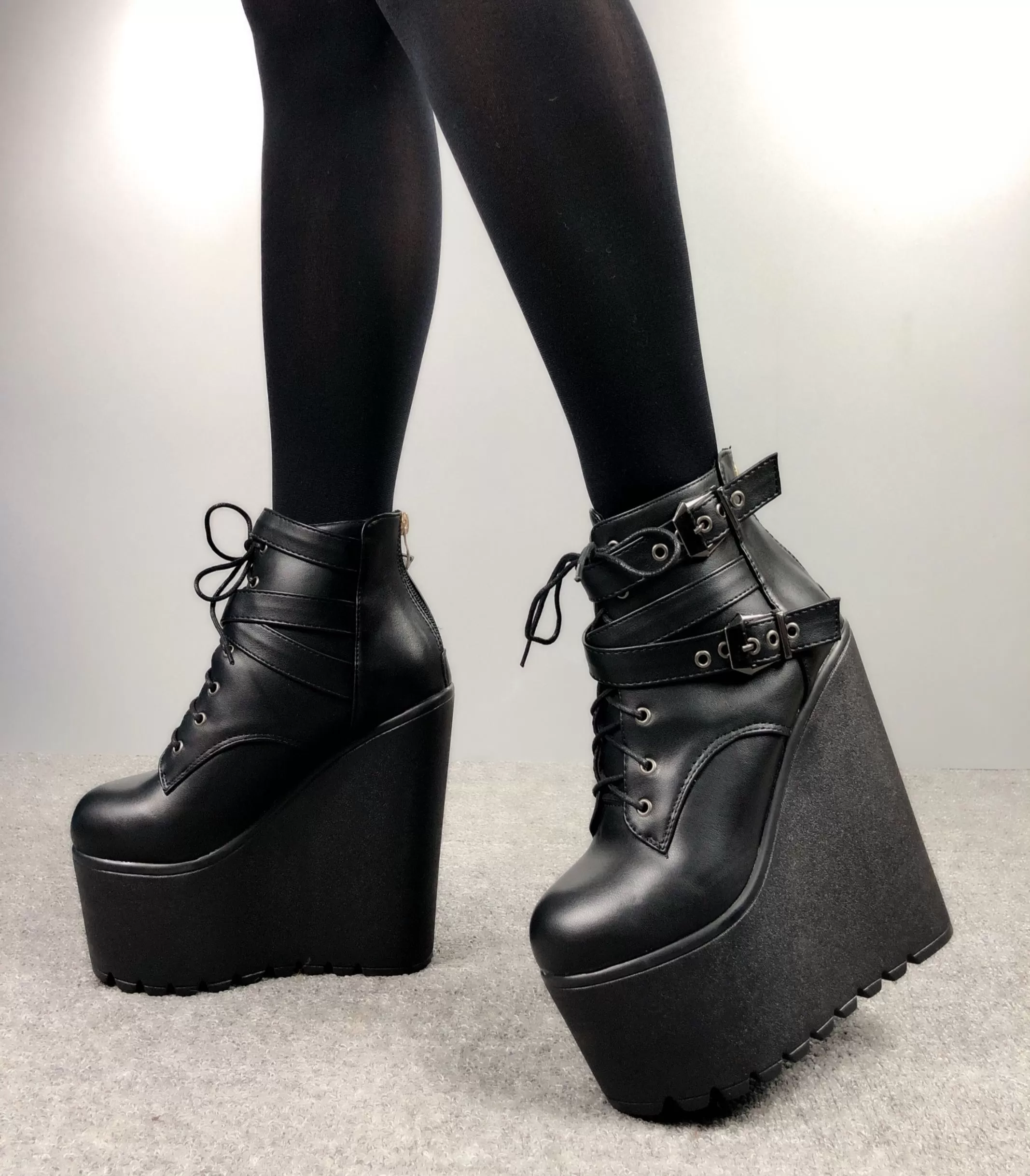 Ultimate Goth Wedges