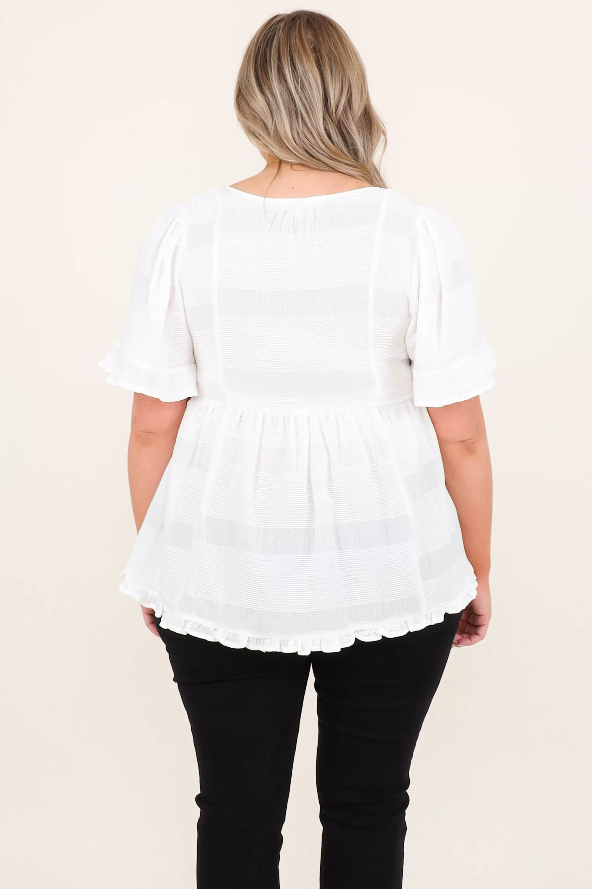 Vacation Overdue Top, White