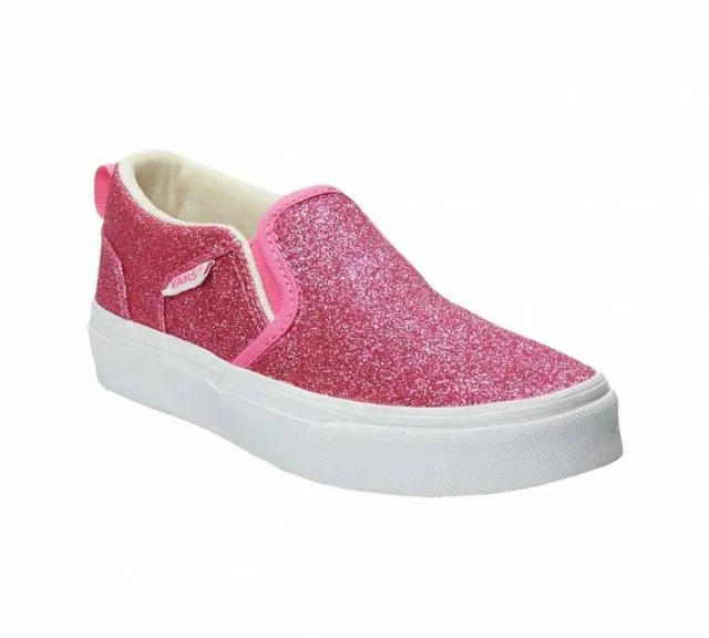 Vans asher slip on kids' skate shoes youth sz 5 / uk 4 / eur 36.5 / cm 23