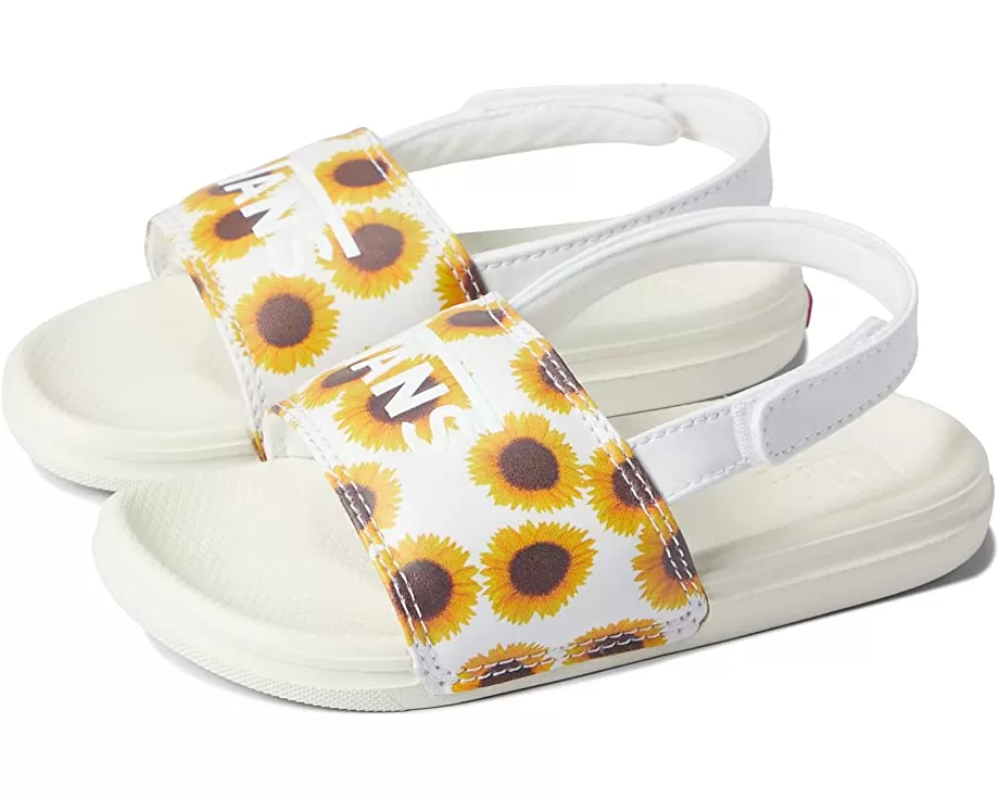 Vans Sunflower Yellow La Costa Toddler Slide On