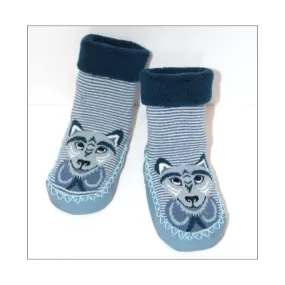 Wolf Baby Booties by Simone Diamond