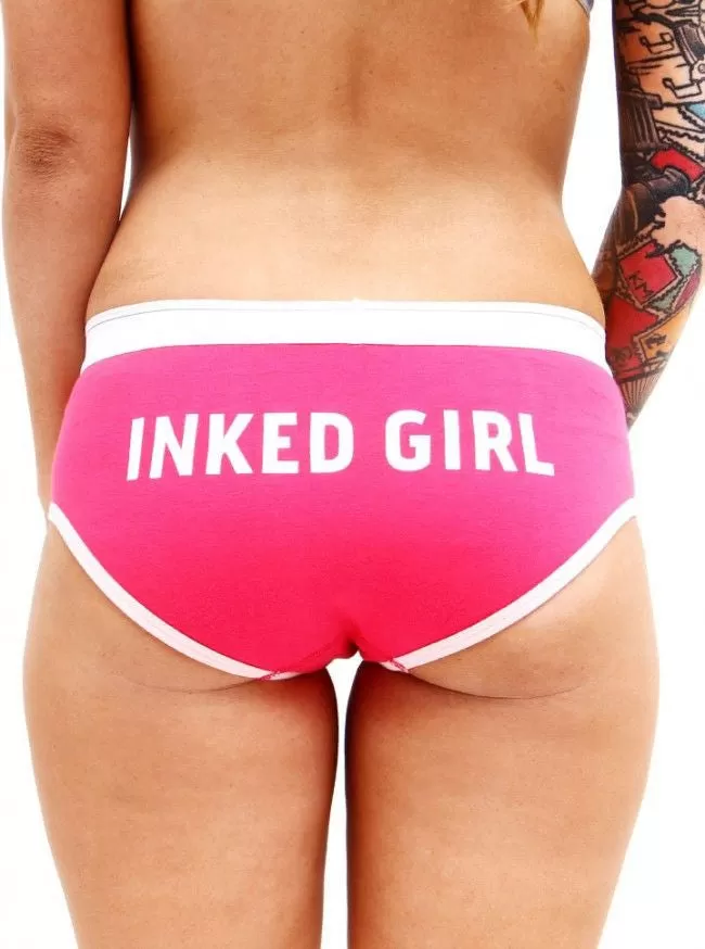 Women's Inked Girl Logo Boy Briefs